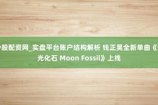 炒股配资网_实盘平台账户结构解析 钱正昊全新单曲《蟾光化石 Moon Fossil》上线